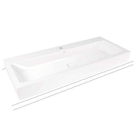  - KALDEWEI CONO umywalka 120 x 50 cm ścienna stal emaliowana kolor biały mat z Perl-Effekt 902706013711 - 902706013711 - Łazienki Szydłowski