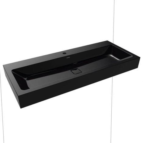  - KALDEWEI CONO umywalka 120 x 50 cm ścienna stal emaliowana kolor czarny z Perl-Effekt 902706013701 - 902706013701 - Łazienki Szydłowski