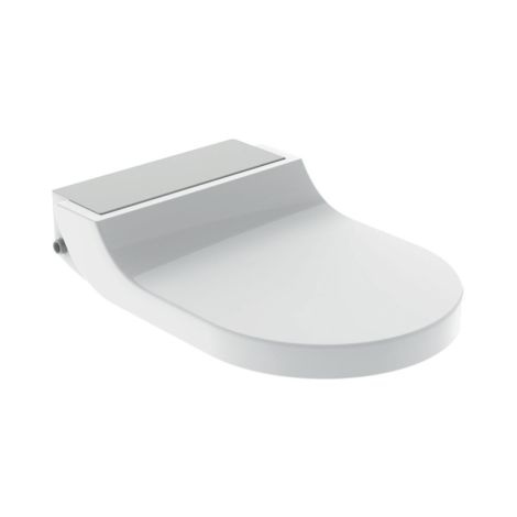  - GEBERIT AquaClean Tuma Comfort Deska sedesowa wolnoopadajaca z systemem podmywania biały / stal szlachetna  146270FW1 - 146.270.FW.1 - Łazienki Szydłowski