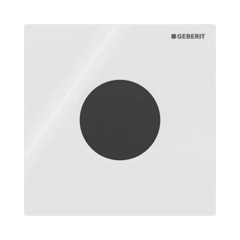  - GEBERIT typ 01 System spłukiwania pisuarów z elektronicznym uruchamianiem spłukiwania, zasilanie sieciowe, okrągła biały / błyszczący 116021115 - 116.021.11.5 - Łazienki Szydłowski