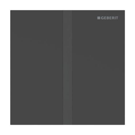 - GEBERIT typ 40 System spłukiwania pisuarów z elektronicznym uruchamianiem spłukiwania, zasilanie sieciowe, płyta przykrywająca kwadratowa czarny mat 116227141 - 116.227.14.1 - Łazienki Szydłowski