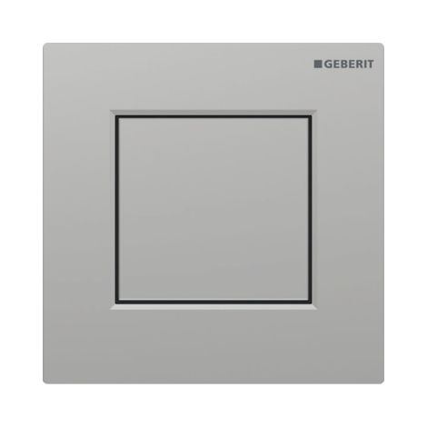  - GEBERIT typ 01 System spłukiwania pisuarów z pneumatycznym uruchamianiem spłukiwania, przycisk uruchamiający kwadratowy chrom / matowy, z powłoką easy-to-clean 116064JQ1 - 116.064.JQ.1 - Łazienki Szydłowski