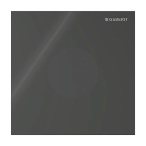  - GEBERIT typ 40 System spłukiwania pisuarów z elektronicznym uruchamianiem spłukiwania, zasilanie bateryjne, płyta przykrywająca okrągły czarny / szkło błyszczące 116034SJ1 - 116.034.SJ.1 - Łazienki Szydłowski
