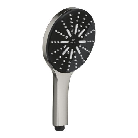 - GROHE-Rainshower Aqua Słuchawka prysznicowa 3 strumienie kolor stal nierdzewna 101676DC00 - 101676DC00 - Łazienki Szydłowski