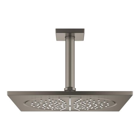 - GROHE-AQUA Rainshower deszczownica 25,4x25,4 cm satin graphite 26861MG0 - 26861MG0 - Łazienki Szydłowski