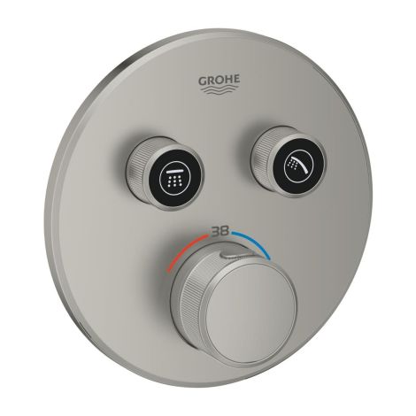  - GROHE-SmartControl Bateria termostatyczna do obsługi dwóch wyjść wody satin steel 29119MS0 - 29119MS0 - Łazienki Szydłowski