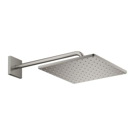  - GROHE-Rainshower Mono 310 Cube Deszczownica z ramieniem 42,2 cm satin steel 26564MS0 - 26564MS0 - Łazienki Szydłowski