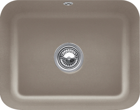 - VILLEROY&BOCH Cisterna 60 C Zlewozmywak podblatowy 55 x 44 cm, timber z powłoką ceramicplus 670602TR - 670602TR - Łazienki Szydłowski