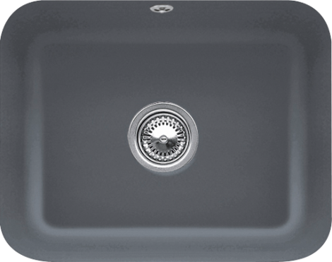 - VILLEROY&BOCH Cisterna 60 C Zlewozmywak podblatowy 55 x 44 cm, grafit z powłoką ceramicplus 670602I4 - 670602I4 - Łazienki Szydłowski