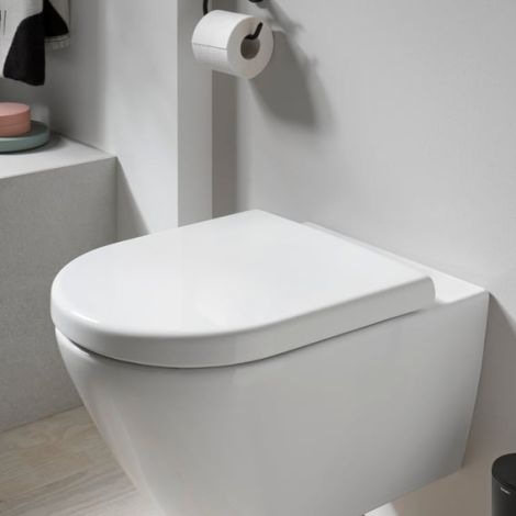  - DURAVIT D-Code deska WC wolnoopadająca, zdejmowana, kolor biały połysk 0028490021 - 0028490021 - Łazienki Szydłowski