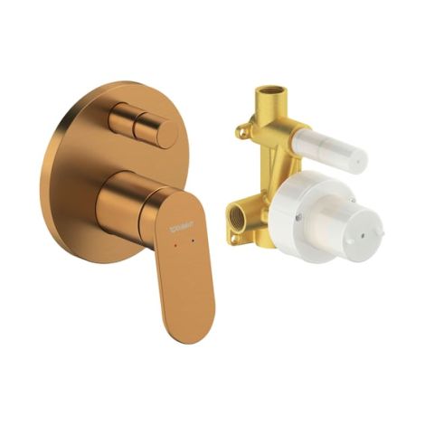 - DURAVIT Wave bateria wannowa natryskowa brąz szczotkowany WA4210008004 - WA4210008004 - Łazienki Szydłowski