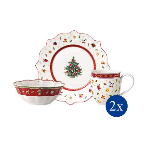  - Villeroy&Boch Toy's Delight Zestaw śniadaniowy Czerwony, 6-częściowy  1485857282 - 1485857282 - Łazienki Szydłowski