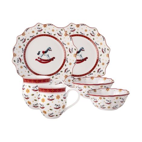  - Villeroy&Boch Toy's Delight Zestaw śniadaniowy Wielokolorowy – 6-częściowy  1485857289 - 1485857289 - Łazienki Szydłowski