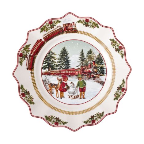  - Villeroy&Boch Annual Christmas Edition Talerz Wielokolorowy,  1486262649 - 1486262649 - Łazienki Szydłowski