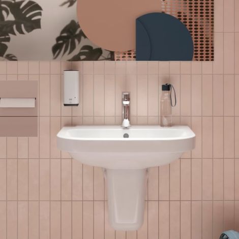  - DURAVIT  D-Code umywalka ścienna 60 x 46 cm kolor biały 2398600000 - 2398600000 - Łazienki Szydłowski