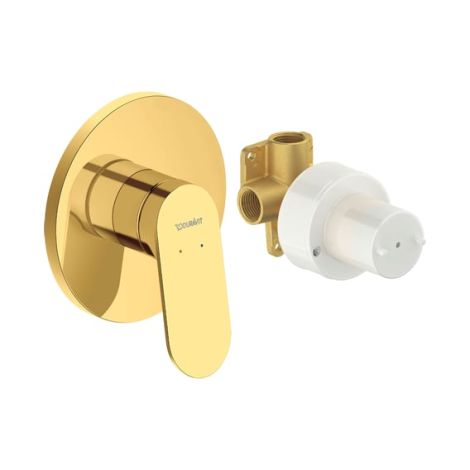 - DURAVIT Wave bateria prysznicowa podtynkowa z mieszaczem złota WA4210007034 - WA4210007034 - Łazienki Szydłowski