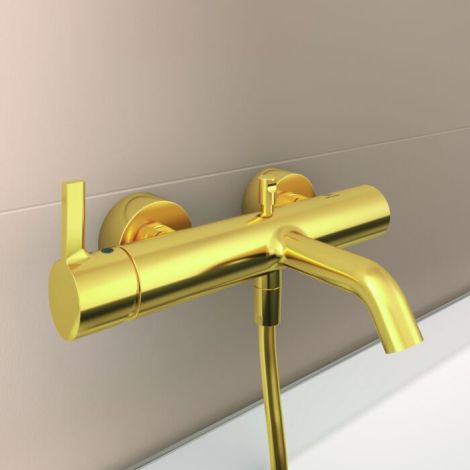 - Ideal Standard Joy bateria wannowa, brushed gold BC786A2 - BC786A2 - Łazienki Szydłowski