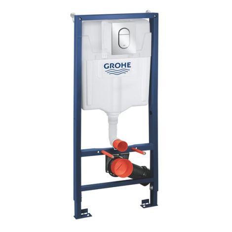  - GROHE-Rapid SL stelaż podtynkowy wys. 113 cm, z przyciskiem uruchamiającym, do miski WC wiszącej chrom 39504000 - 39504000 - Łazienki Szydłowski