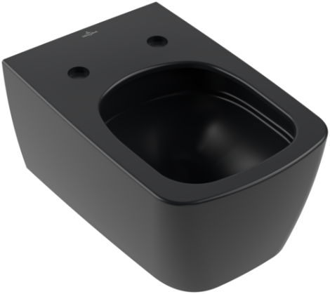  - Villeroy & Boch Subway 3.0 miska WC 56 x 37 cm z TwistFlush z CeramicPlus, pure black 4610T0R7 - 4610T0R7 - Łazienki Szydłowski