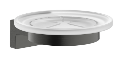 - Hansgrohe AddStoris S Mydelniczka z uchwytem czarny chrom szczotkowany 41766340 - 41766340 - Łazienki Szydłowski