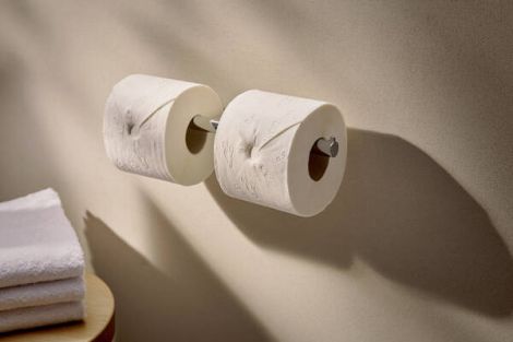 - Hansgrohe AddStoris S Uchwyt na papier toaletowy, podwójny chrom 41768000 - 41768000 - Łazienki Szydłowski