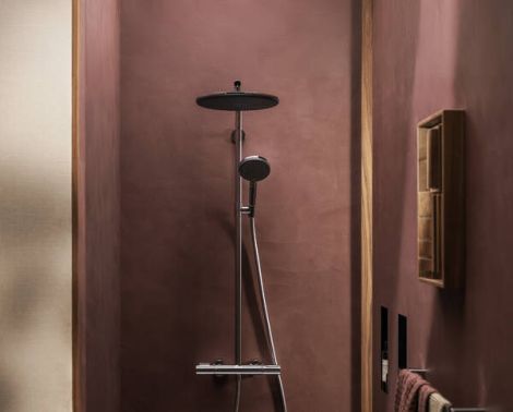  - Hansgrohe Raindance Alive S Puro Komplet prysznicowy 300 1jet EcoSmart+ z termostatem Ecostat Element chrom 24594000 - 24594000 - Łazienki Szydłowski