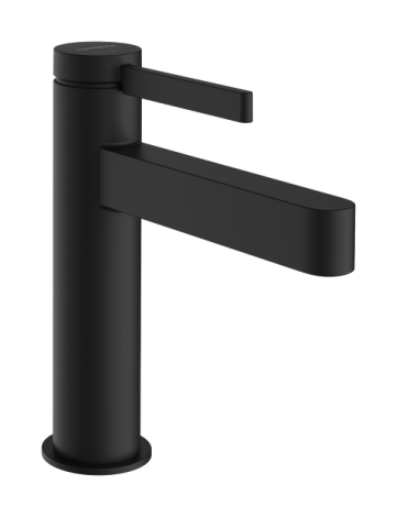  - Hansgrohe Finoris bateria umywalkowa 110 CoolStart z kompletem odpływowym z cięgłem czarny mat  76025670 - 76025670 - Łazienki Szydłowski