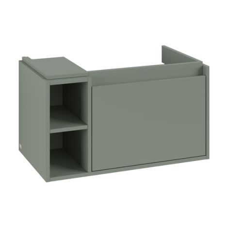  - Villeroy & Boch Skyla szafka pod umywalkę, 1 szuflada z otwartą półką, kolor soft green C78700AF - C78700AF - Łazienki Szydłowski