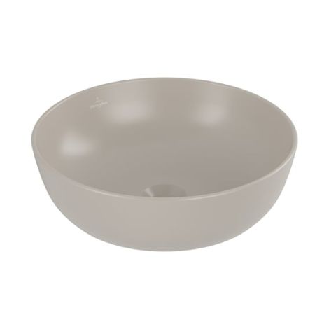  - VILLEROY & BOCH Artis Umywalka stojąca na blacie 43 cm almond z powłoką CeramicPlus 417943AM - 417943AM - Łazienki Szydłowski