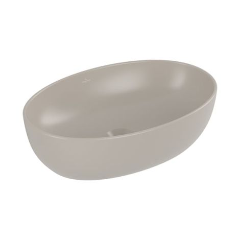  - Villeroy & Boch Artis umywalka stojąca na blacie 48 x 32,5 cm almond z powłoką ceramic plus 438848AM - 438848AM - Łazienki Szydłowski