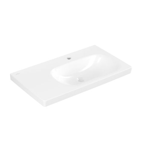 - Villeroy & Boch Skyla umywalka meblowa 80 x 46 cm stone white z CeramicPlus 5A52R2RW - 5A52R2RW - Łazienki Szydłowski