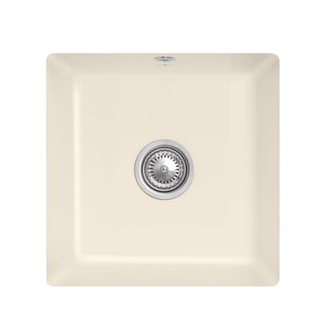  - VILLEROY & BOCH Subway 50 SU Zlewozmywak podblatowy 44 x 44 cm, kolor Ivory z powłoką CeramicPlus 332501FU - 332501FU - Łazienki Szydłowski