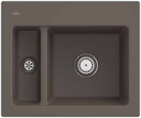 - VILLEROY & BOCH Subway 60 XM zlewozmywak 62 x 51cm, timber z CeramicPlus 678001TR - 678001TR - Łazienki Szydłowski