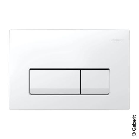- Geberit Delta50 przycisk uruchamiający Square biały połysk 115105115 - 115.105.11.5 - Łazienki Szydłowski