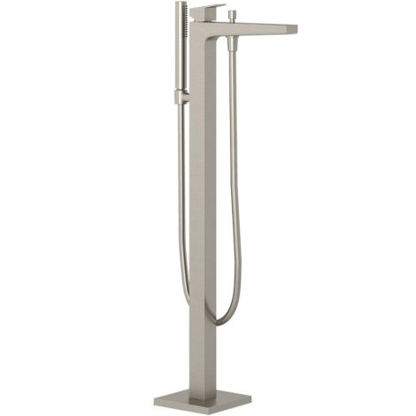 - KLUDI DECUS jednouchwytowa bateria wannowo-natryskowa nikiel szczotkowany 54590N575 - 54590N575 - Łazienki Szydłowski