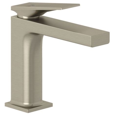 - KLUDI DECUS bateria umywalkowa 110 z zaworem push open nikiel szczotkowany 54289N575 - 54289N575 - Łazienki Szydłowski