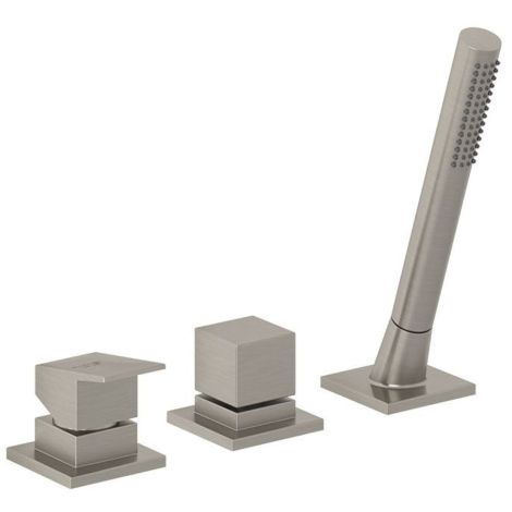  - KLUDI DECUS bateria wannowo- natryskowa nikiel szczotkowany 54447N575 - 54447N575 - Łazienki Szydłowski