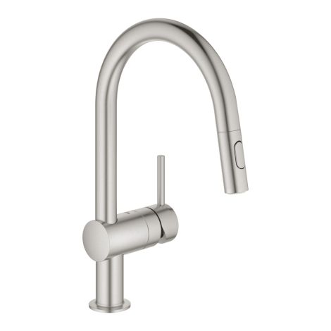 - GROHE-Vento Jednouchwytowa bateria kuchenna kolor stal nierdzewna 30438DC0 - 30438DC0 - Łazienki Szydłowski