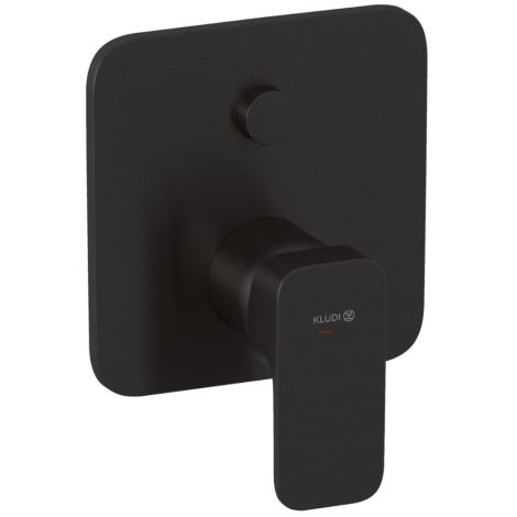  - KLUDI RENON bateria podtynkowa do dwóch odbiorników czarny szczotkowany 42759N275 - 42759N275 - Łazienki Szydłowski