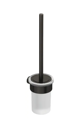  - KLUDI Vela R zestaw ze szczotką do WC czarny szczotkowany 58974N2 - 58974N2 - Łazienki Szydłowski