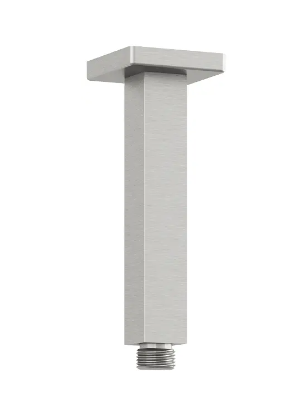  - KLUDI A-QA ramię prysznicowe sufitowe 15 cm nikiel szczotkowany 66545N500 - 66545N5-00 - Łazienki Szydłowski