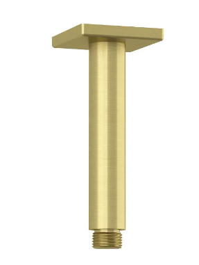  - KLUDI A-QA Ramię prysznicowe sufitowe 15 cm złoty szczotkowany 66535N000 - 66535N0-00 - Łazienki Szydłowski