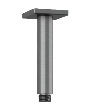  - KLUDI A-QA Ramię prysznicowe sufitowe 15 cm czarny szczotkowany 66535N200 - 66535N2-00 - Łazienki Szydłowski