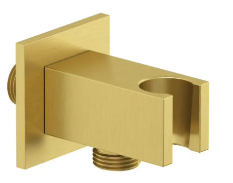  - KLUDI A-QA przyłącze kątowe do węża natryskowego ze ściennym uchwytem natryskowym złoty szczotkowany 65569N000 - 65569N0-00 - Łazienki Szydłowski