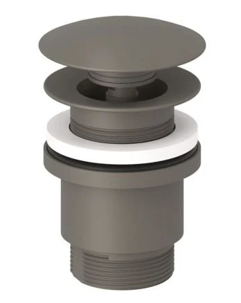  - KLUDI Korek PUSH-OPEN do umywalek z przelewem szary mat 10426N500 - 10426O1-00 - Łazienki Szydłowski