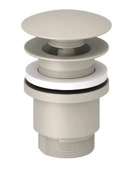  - KLUDI Korek PUSH-OPEN do umywalek z przelewem jasny szary mat 10426O200 - 10426O2-00 - Łazienki Szydłowski