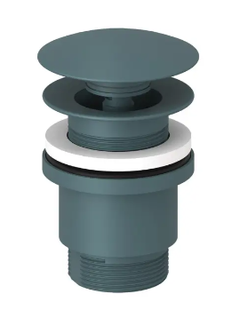  - KLUDI Korek PUSH-OPEN do umywalek z przelewem morski mat 10426O300 - 10426O3-00 - Łazienki Szydłowski