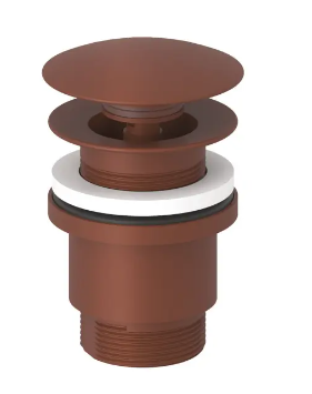  - KLUDI Korek PUSH-OPEN do umywalek z przelewem koralowy mat 10426O500 - 10426O5-00 - Łazienki Szydłowski