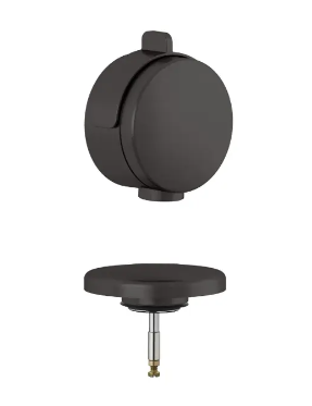  - KLUDI ROTEXA MULTI zestaw odpływowo-przelewowy czarny szczotkowany 71826N200 - 71826N2-00 - Łazienki Szydłowski