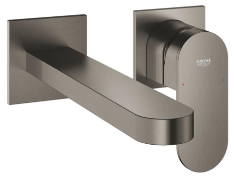- GROHE-Plus bateria umywalkowa rozmiar L, wysięg 20,3 cm kolor brushed hard graphite 29306AL4 - 29306AL4 - Łazienki Szydłowski